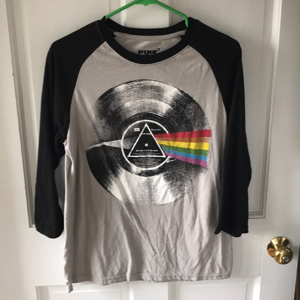 Unisex Pink Floyd baseball tee- size medium
